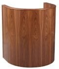 Hardwood Veneer Bow Front Lectern