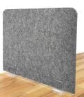 24&quotW x 17&quotH PET Tackable Surface Mount Privacy Panel in Light Gray