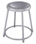 Fixed Height Heavy-Duty Padded Lab Stool - 18&quotH Lab Stool - 300-lb Weight Capacity