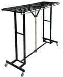 6' Wide Portable Folding Double-Sided Coat Rack w/ 72 Coat Capacity - FREE with $10,000.00 Purchase!