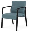 Waterfall 400 lb. Capacity Guest Chair in Upgrade Fabric/Healthcare Vinyl