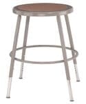 Adjustable Height Heavy-Duty Lab & Shop Stools - 19"-27&quotH Lab Stool - 300-lb Weight Capacity