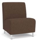 Ravenna 500 lbs Bariatric Armless Guest Chair in Standard Fabric or Vinyl