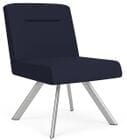 Willow 400 lb. Cap. Armless Guest Chair in Standard Fabric/Vinyl
