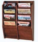 8 Magazine Pocket Wall Rack