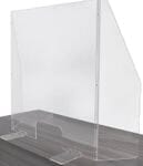24&quotW x 31-1/2&quotH Acrylic Sneeze Guard w/ 9" Side Wings - IN STOCK!