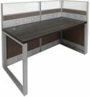 TrendSpaces Office Cubicles-Premium Single Open End Cubicle