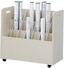 Mobile Roll File Series -- 30&quotW File w/ 21 Tubes