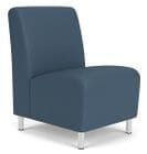 Ravenna Armless Guest Chair in Standard Fabric or Vinyl
