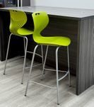 Figure 8 Stackable Cafe Stool with 30" Seat Height 