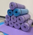 Set of 10 Asana Extra Thick Non-Slip Yoga Mats w/Carry Strap - 71" x 24" x .6"