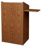 Non-Sound Lectern w/Sliding Shelf
