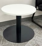 24" Round x  19&quotH Round Metal Disc Base Coffee Table - Other Sizes Available