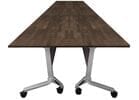 48" x 180" Flip & Stow Solid Wood Modular Conference Table