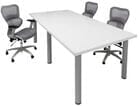 White Conference Tables - 8' Length- See Other Sizes