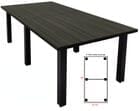 8' x 4' Conference Table w/Square Post Legs