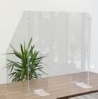 30&quotW x 31-1/2&quotH Acrylic Sneeze Guard w/ 9" Side Wings - IN STOCK!