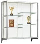48&quotH Champion Aluminum Frame Wall Mount Locking Display Cases