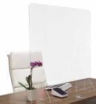 30&quotW x 31-1/2&quotH Portable Acrylic Sneeze Guard - IN STOCK!