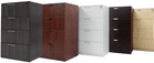 4-Drawer Laminate Lateral Files
