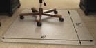 45" x 53" High Pile Carpet .25" Thick Rectangular Chair Mat