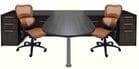 Charcoal 2-Person Shared Workstation