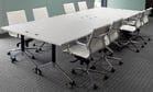 56" x 144" Modular Flip Top Conference Table