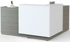6' x 6' Small Office Custom L-Shaped Reception Desk w/ Left Return