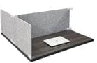 48&quotW x 48&quotD 2-Person PET Desktop Privacy Divider - Add On