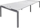 4-Person Collaborative Open Office Benching Workstation w/71" x 28" Worksurfaces