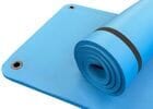 Extra Thick Non-Slip Yoga Mat  w/Carry Strap in Ocean Blue - 71" x 24" x .6"
