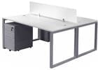 TrendSpaces 2-Person Basic Benching Workstation
