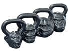 4-Piece Monkey Head Cast Iron Kettlebell Set