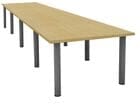 16' x 4' Post Leg Conference Table