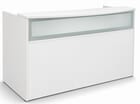 71&quotW White Salon Reception Desk Shell - Drawers Sold Separately