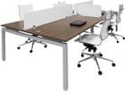 4-Person Benching Workstation w/66" x 30" Worksurfaces