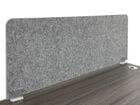 47&quotW x 17&quotH PET Tackable Surface Mount Privacy Panel in Light Gray