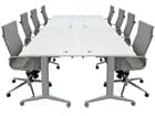 60&quot x 132&quot Converge Easy Flip Modular Conference Table - See Other Sizes