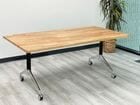 71" x 36" Solid Wood / Beech Flip Top Training Table 