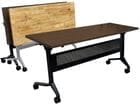 Solid Wood Flip & Stow Training Table - 60" x 24" Table