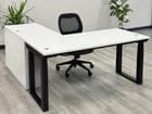 Sophisticate Electric Lift L-Shaped Manager's Desk