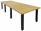 12' x 4' Conference Table w/Square Post Legs