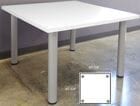4' Square White Conference Table