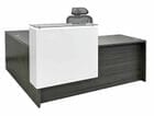 66&quotW x 78&quotD Emerge L-Shaped Reception Desk with ADA Surface & LED Light