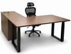 Sophisticate Electric Lift L-Shaped Executive Desk