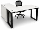 Sophisticate Electric Lift L-Shaped Manager's Desk