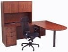 Peninsula L-Shaped Desk w/48" Hutch