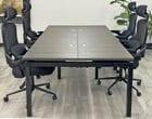 4-Person Collaborative Open Office Benching Workstation w/48" x 24" Worksurfaces