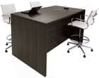 Team Standing Height Meeting Table in Charcoal