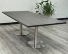 8' x 4' Rectangular Disc Base Conference Table
